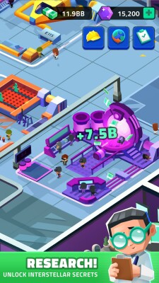 Idle Area 51 screen 2