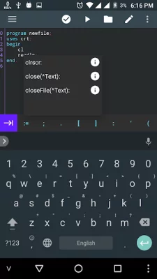 Pascal N-IDE - Editor Compiler screenshot №2